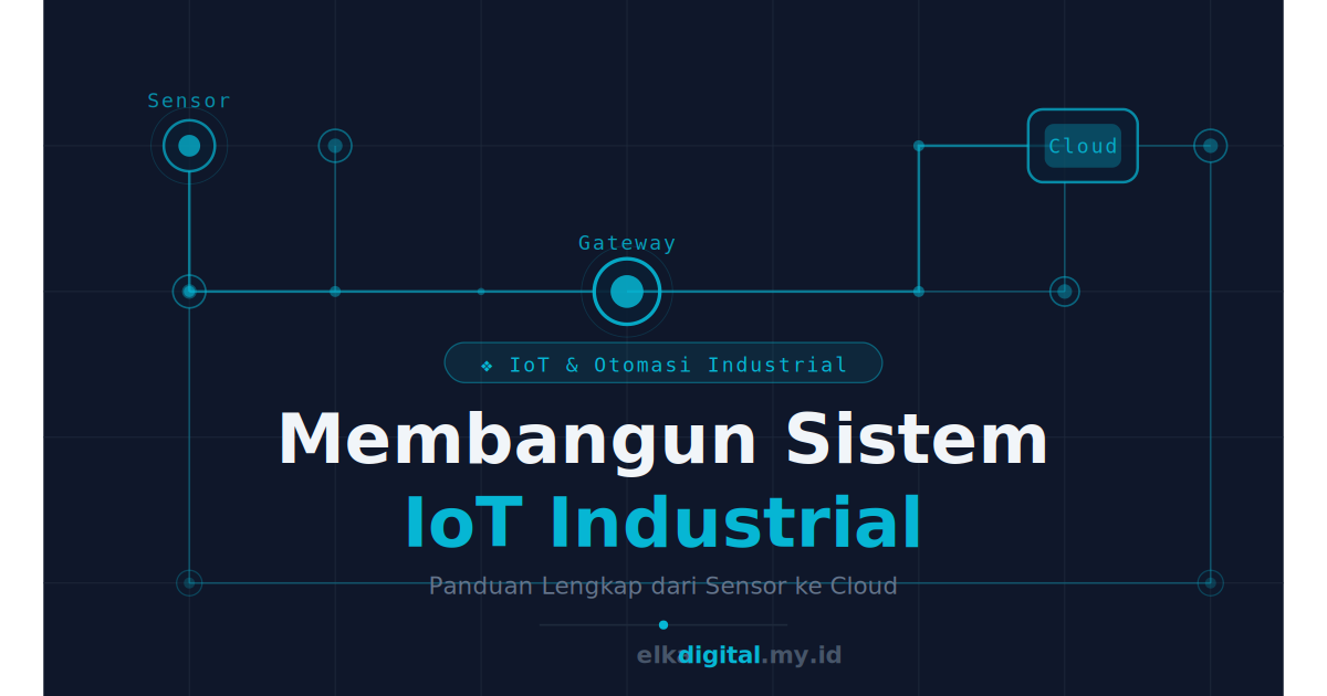 Membangun Sistem IoT Industrial: Panduan Lengkap dari Sensor ke Cloud